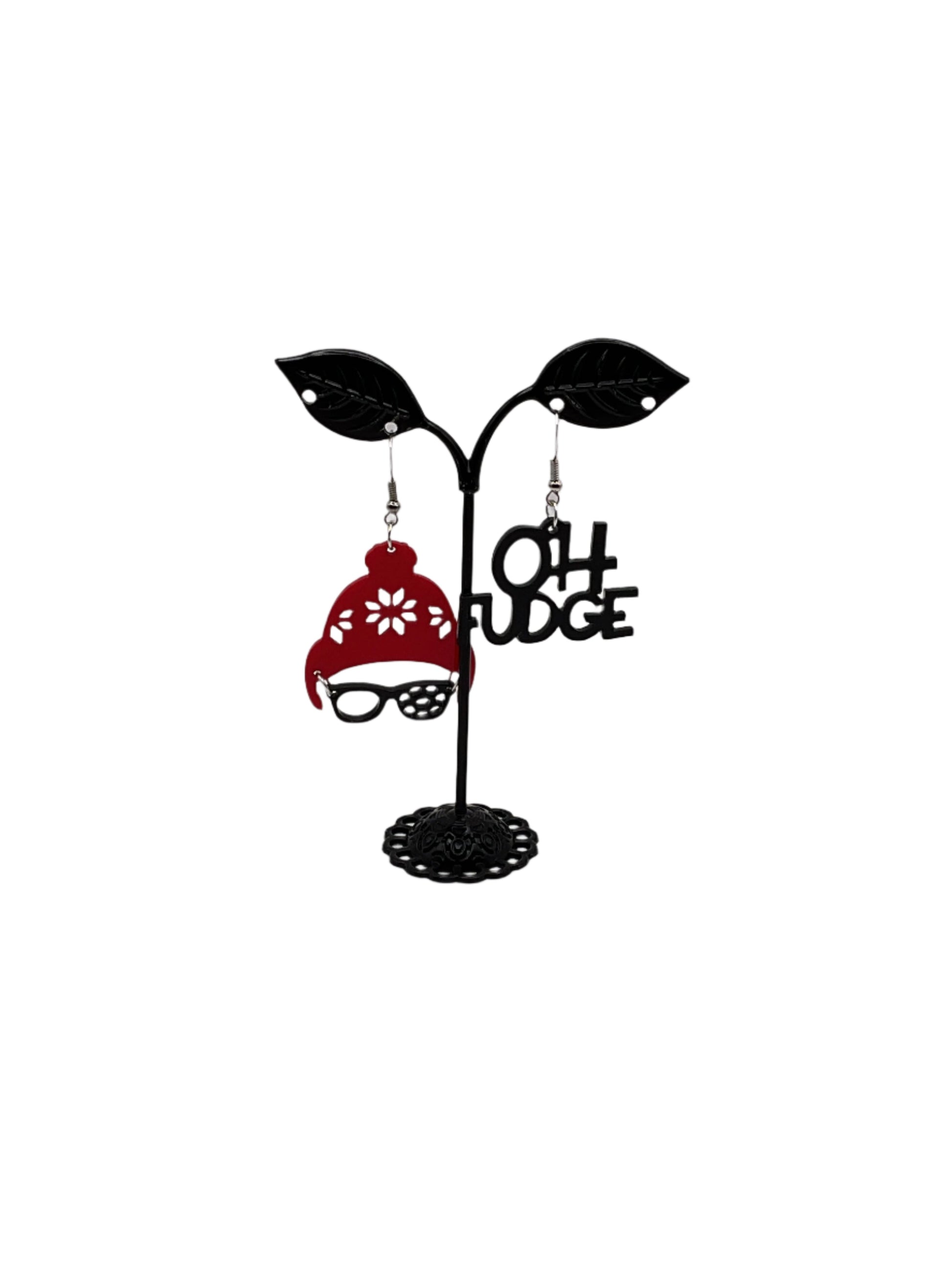 Christmas story earrings