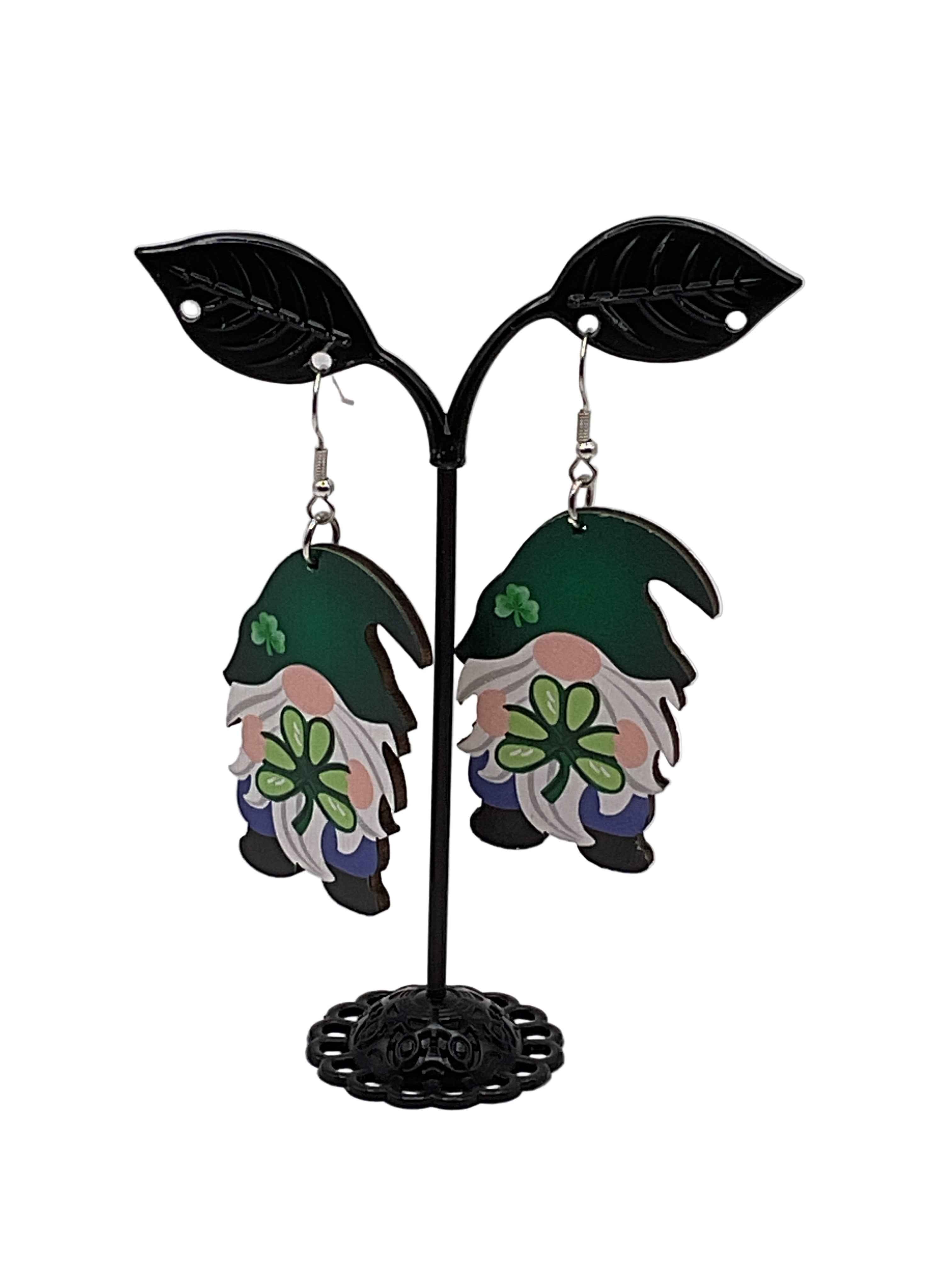 St. Patrick’s Day Gnome Earrings