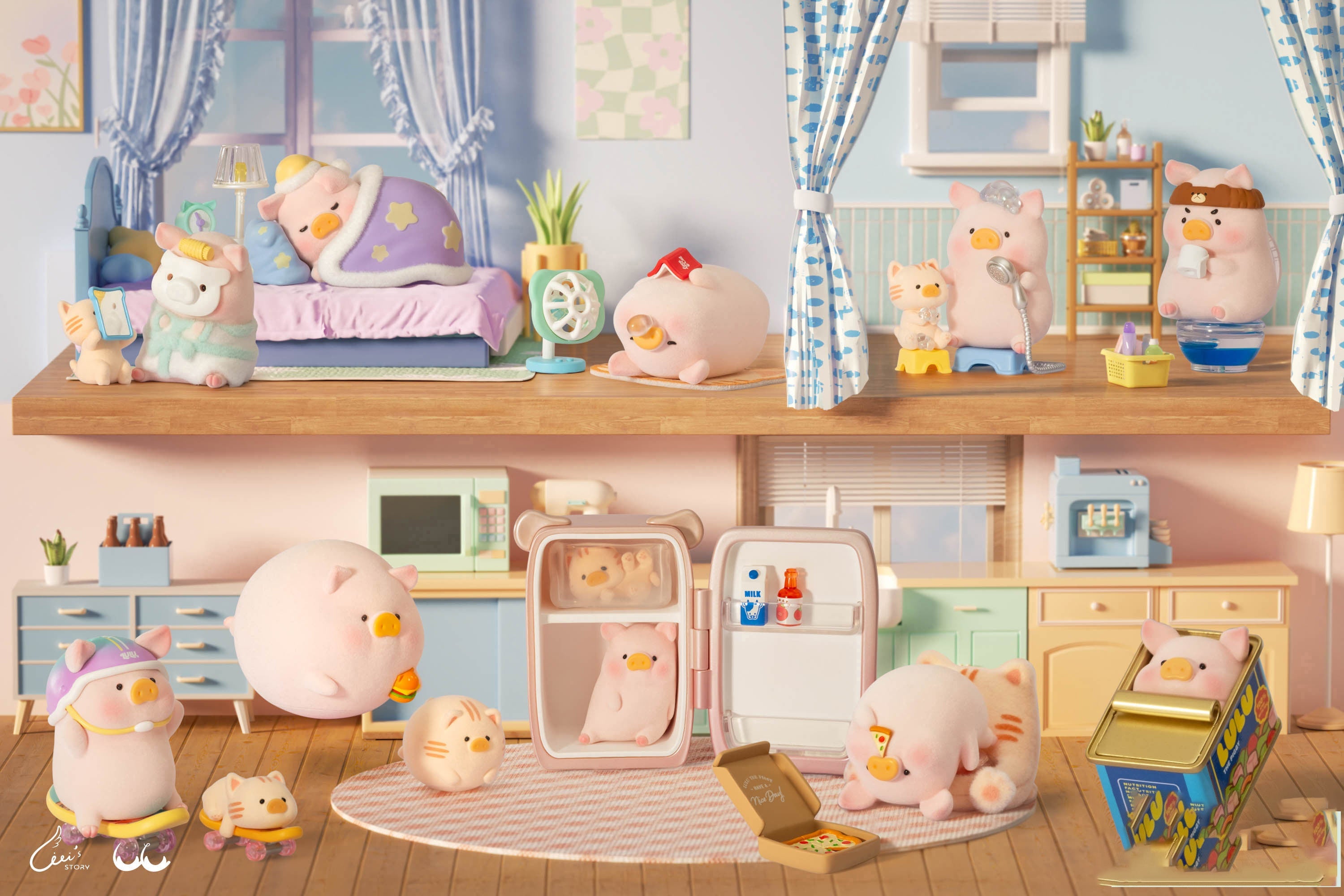 LuLu the Piggy - Stay with You Series (1 Blind Box) Main image