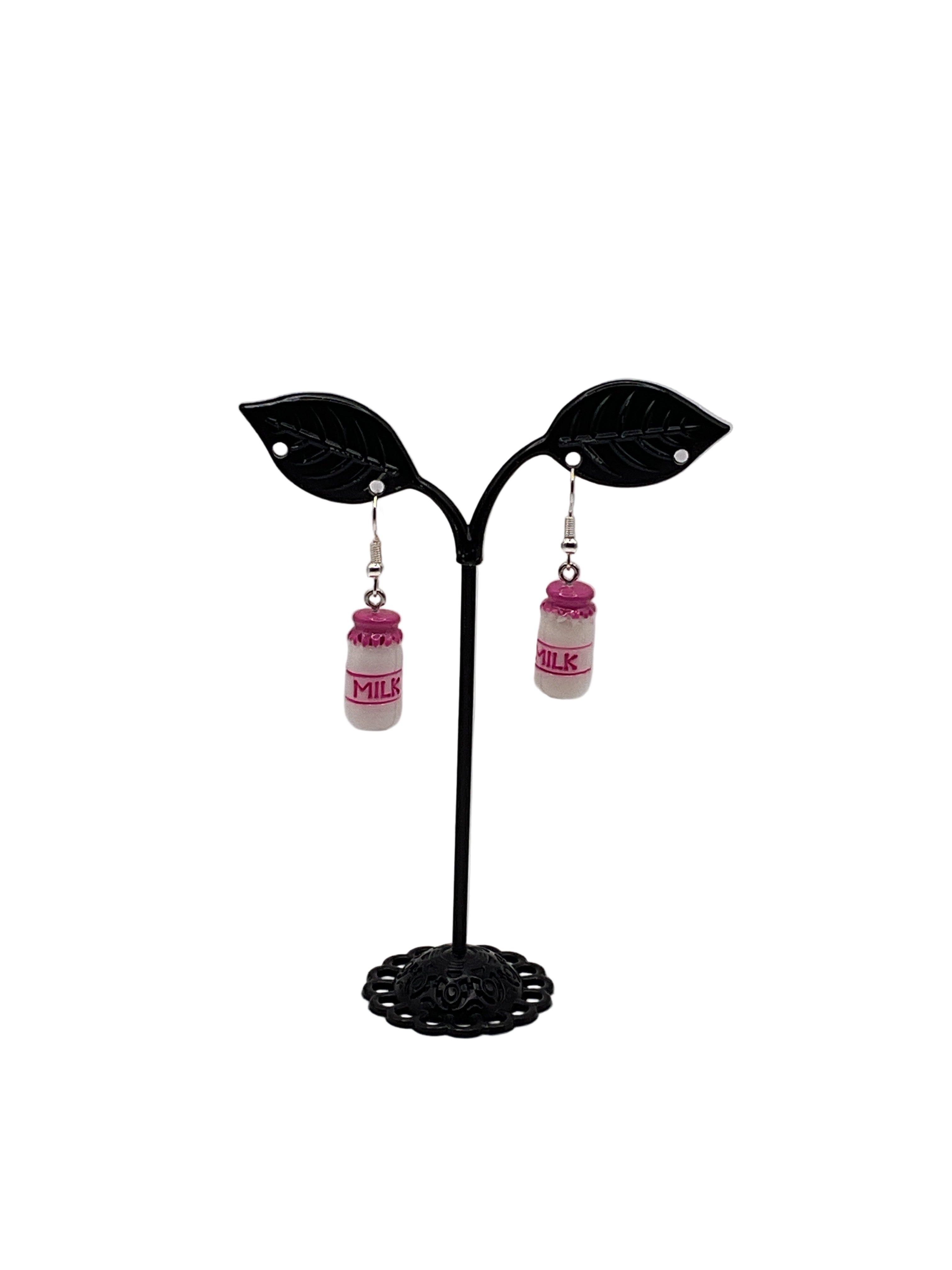 Milk jug earrings