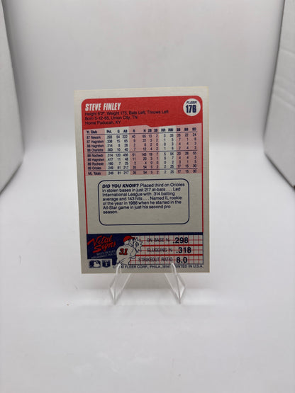 Fleer Steve Finley