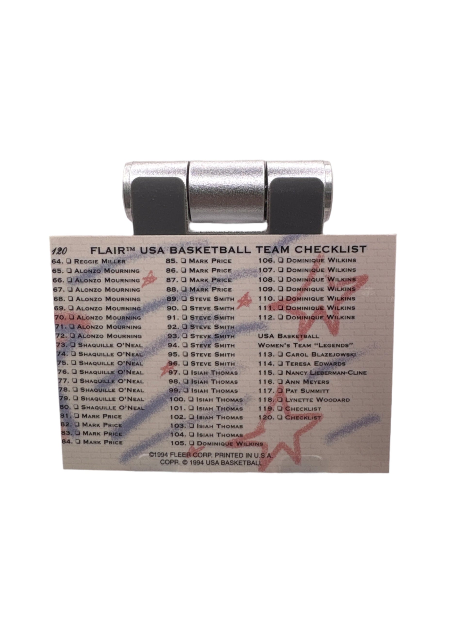 Flair USA Basketball Team Checklist