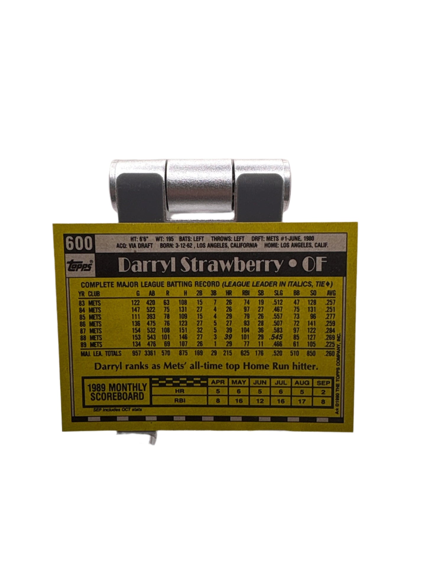 Topps Darryl Strawberry