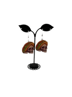 Taco scull earrings