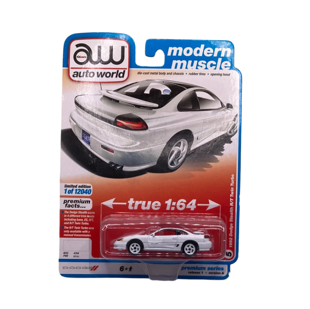 Auto World 1992 Dodge Stealth R/T Twin Turbo Diecast