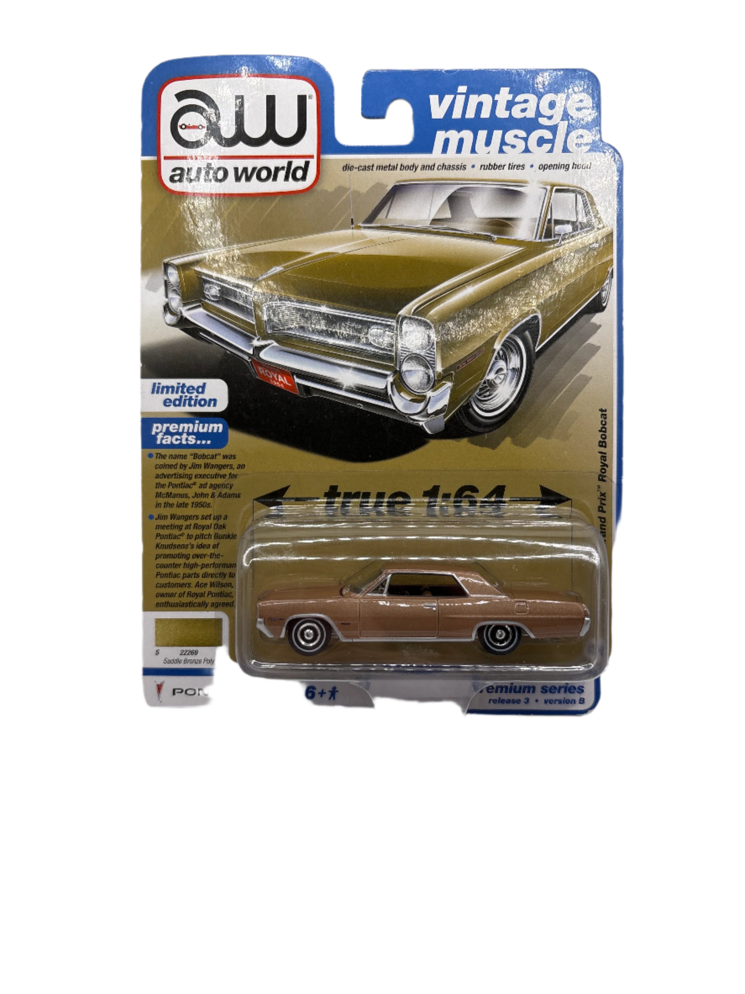 Auto World 1964 Pontiac Grand Prix Royal Bobcat Diecast Main image