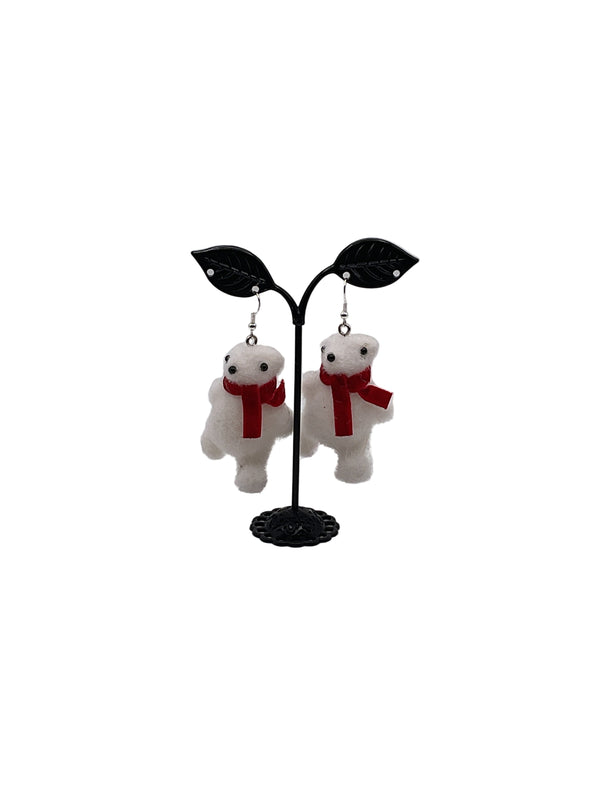 Polar Bear Earrings