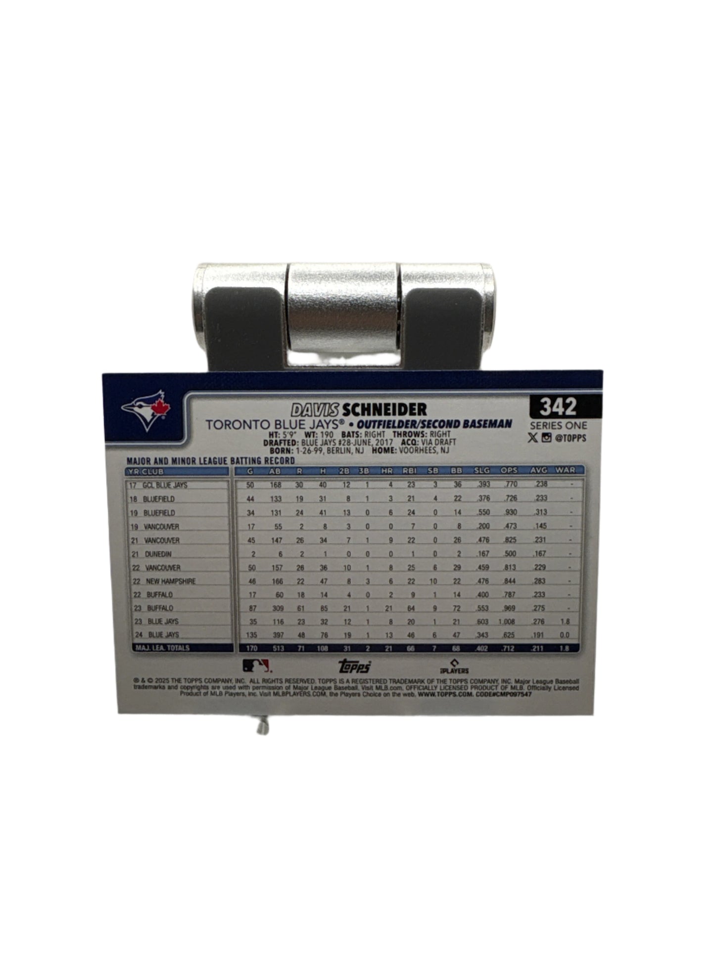 Topps Davis Schneider