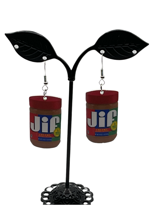 Jif peanut butter earrings Hover Image
