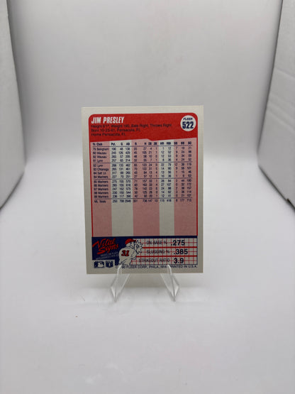 Fleer Jim Presley