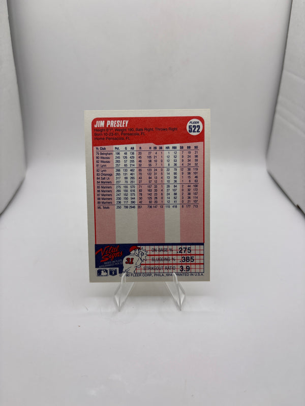 Fleer Jim Presley