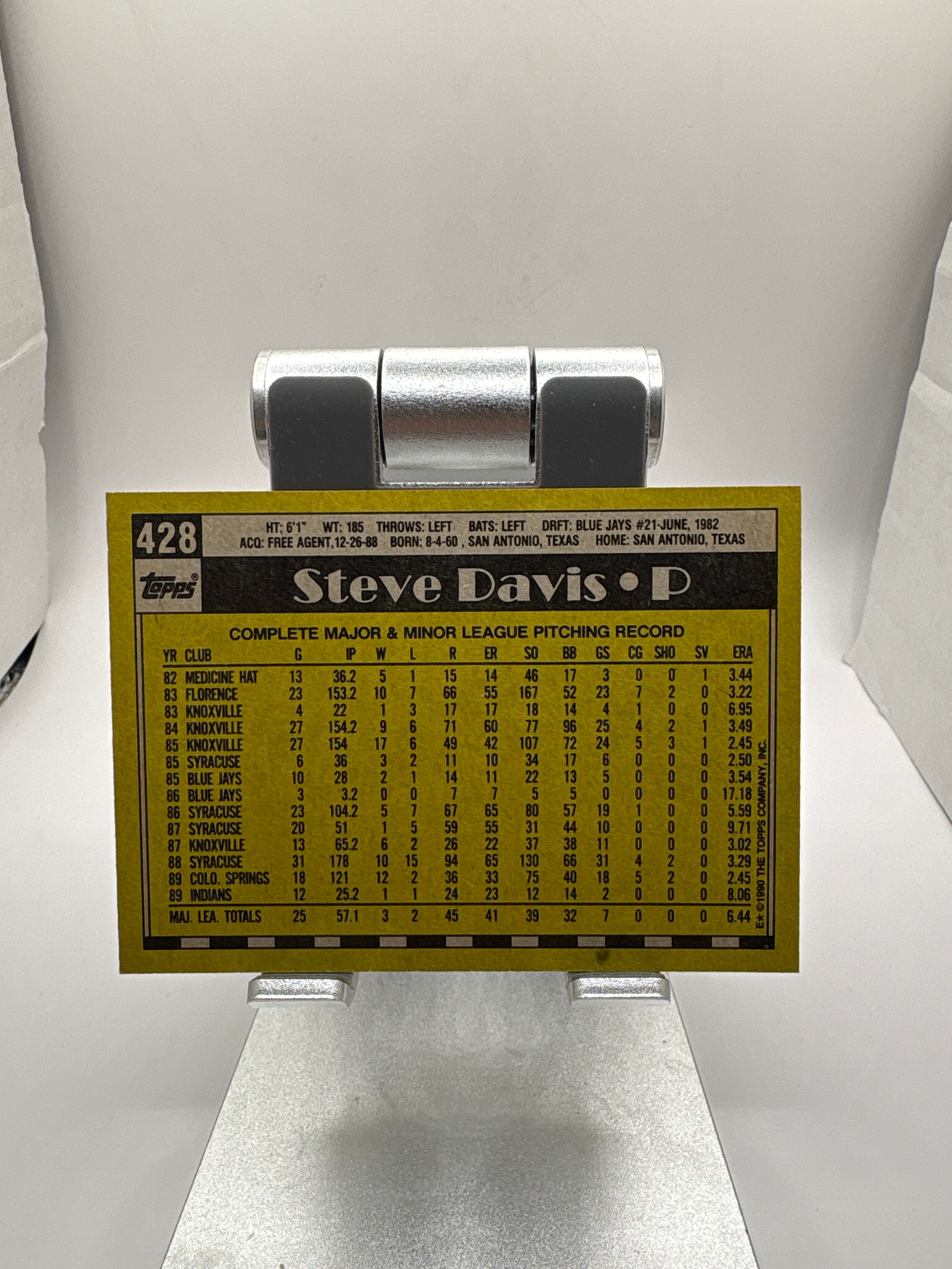 Topps Steve Davis