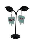 Melting Convo Heart Earrings