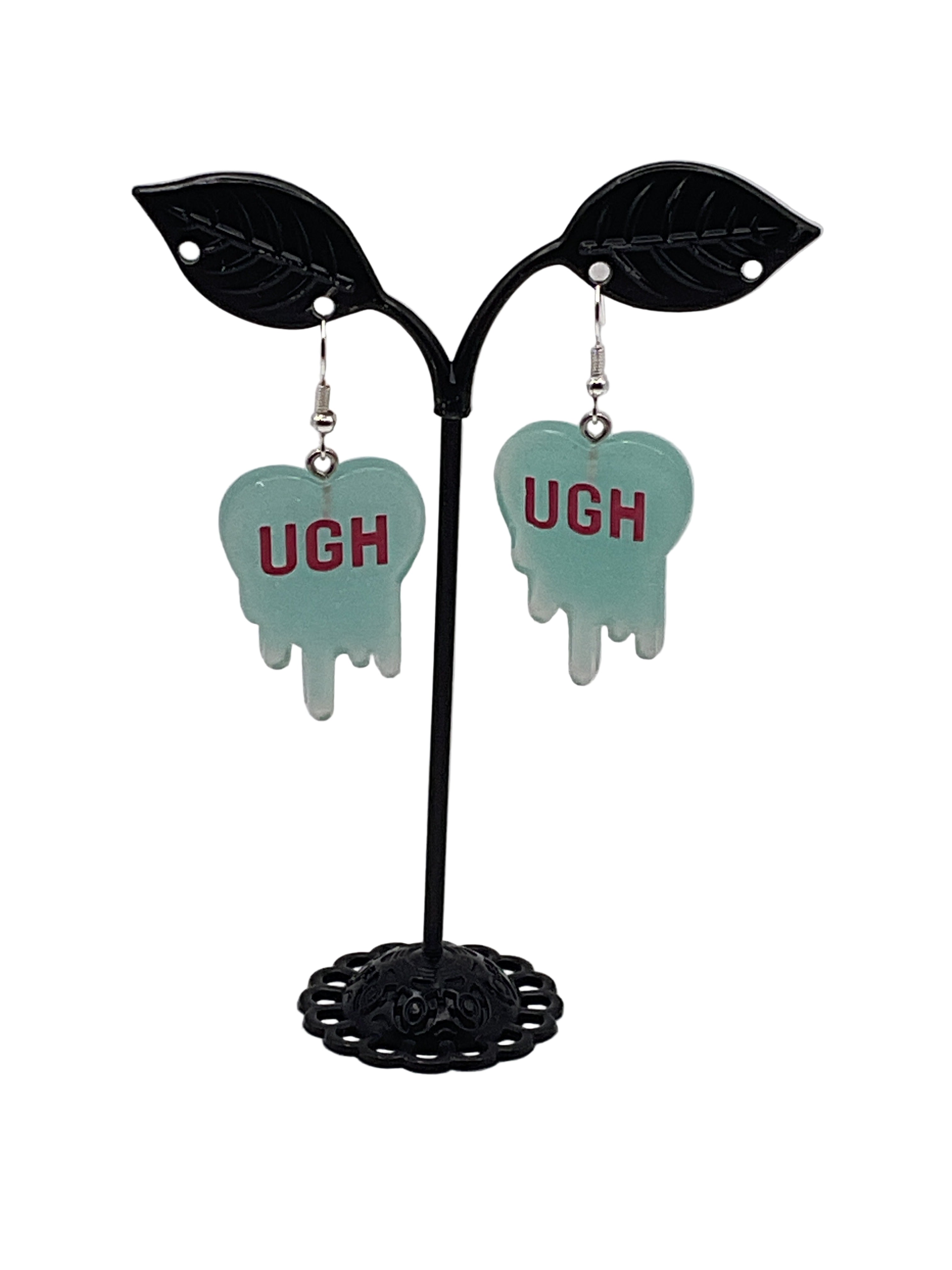 Melting Convo Heart Earrings