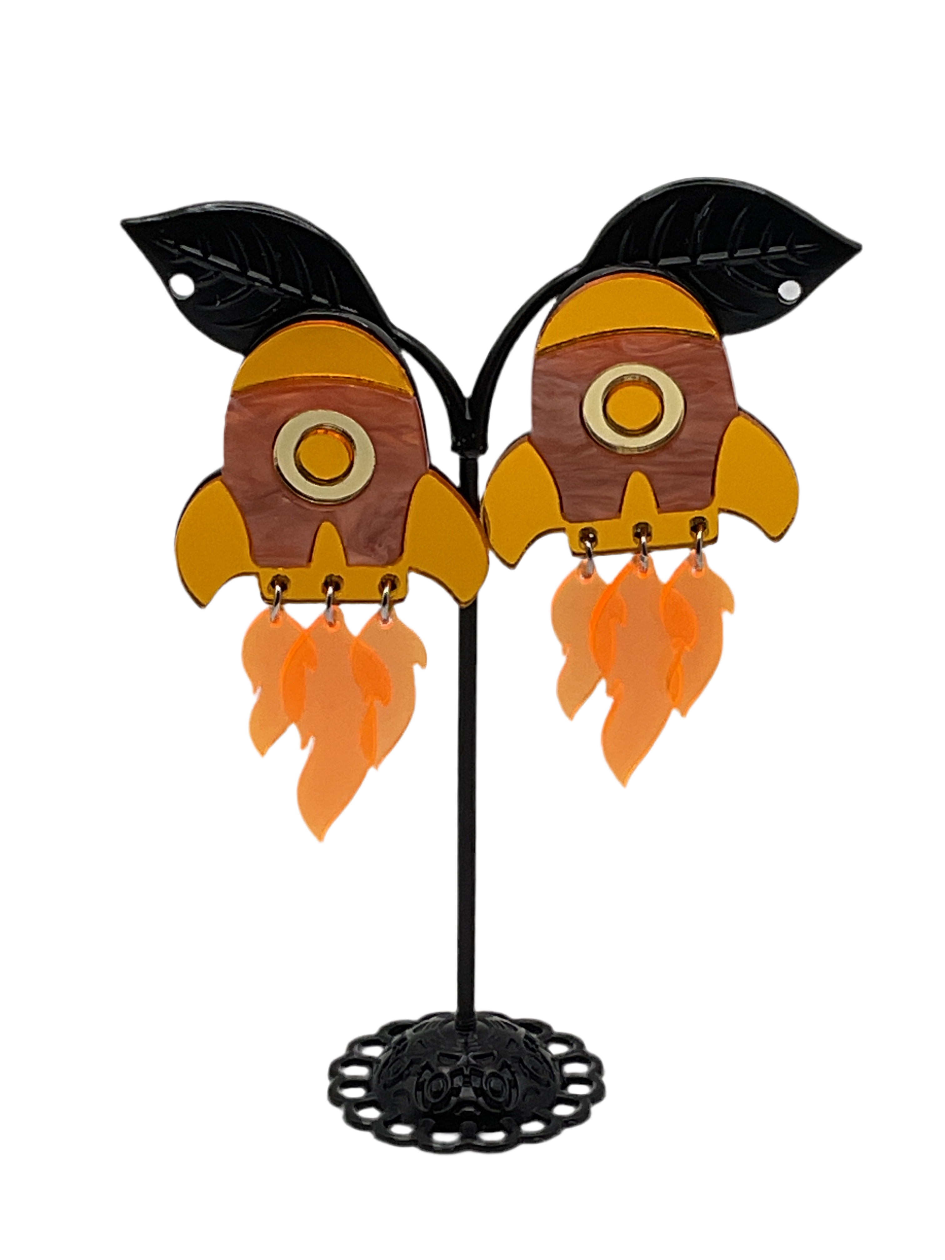Rocket Ship Earrings Main image