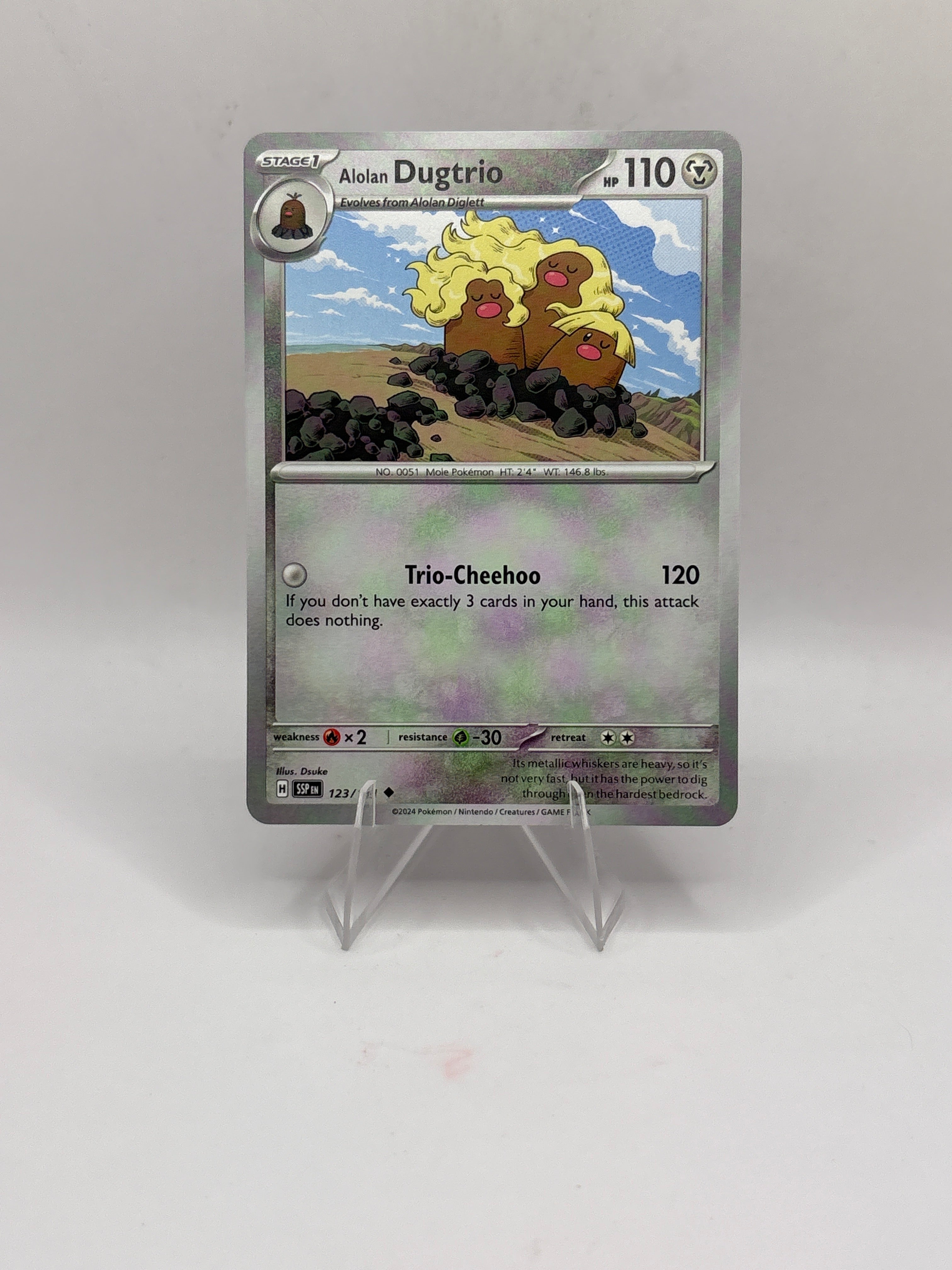 Pokemon Alolan Dugtrio