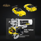 Microturbo Honda S2000 JS Racing Custom in Indy Yellow Pearl 1:64 - Collectors World Toys