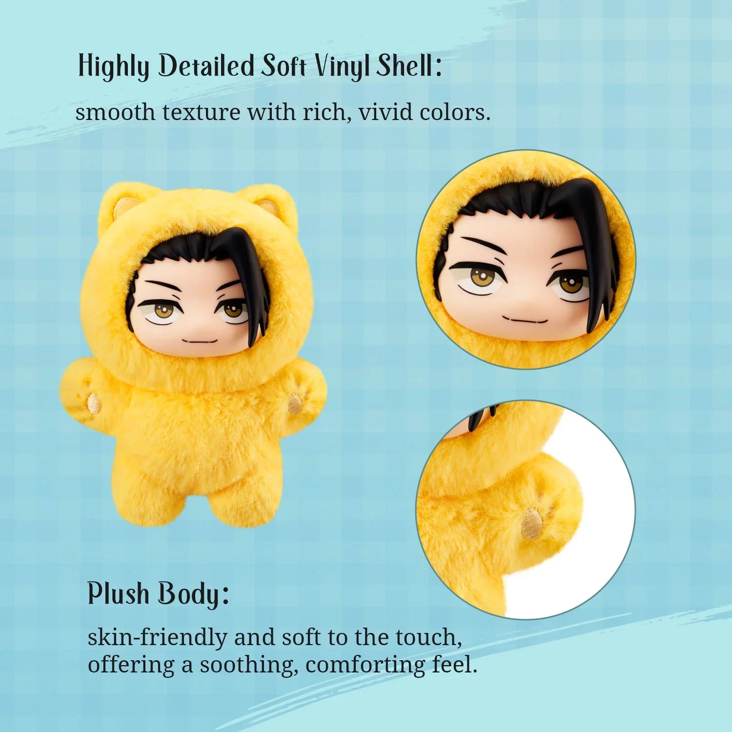 Puremind x Jujutsu Kaisen Cat Ear Plush Series Vinyl Plush Blind Box