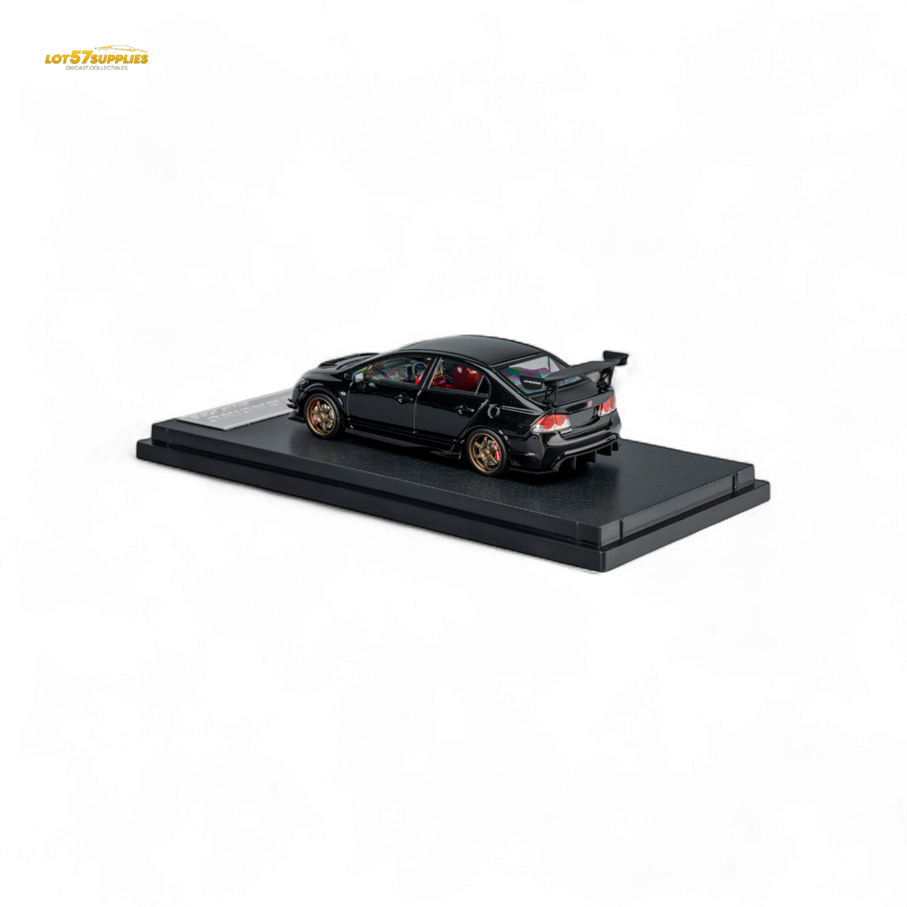 (Pre-Order) Microturbo Custom FD2 J'S Racing - Metallic Black 1:64