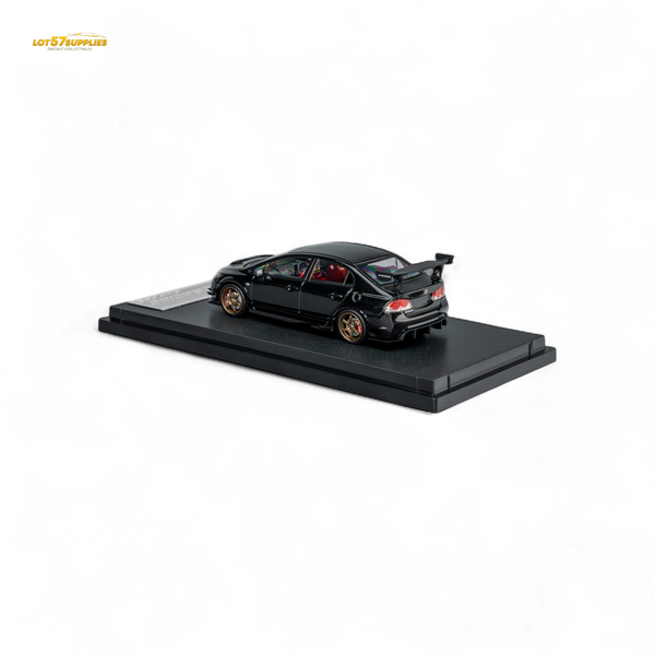 (Pre-Order) Microturbo Custom FD2 J'S Racing - Metallic Black 1:64