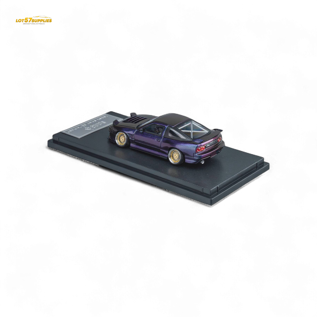 MicroTurbo Custom 180SX Spirit Rei - Purple Chameleon GMHS 2025 Special Edition 1:64