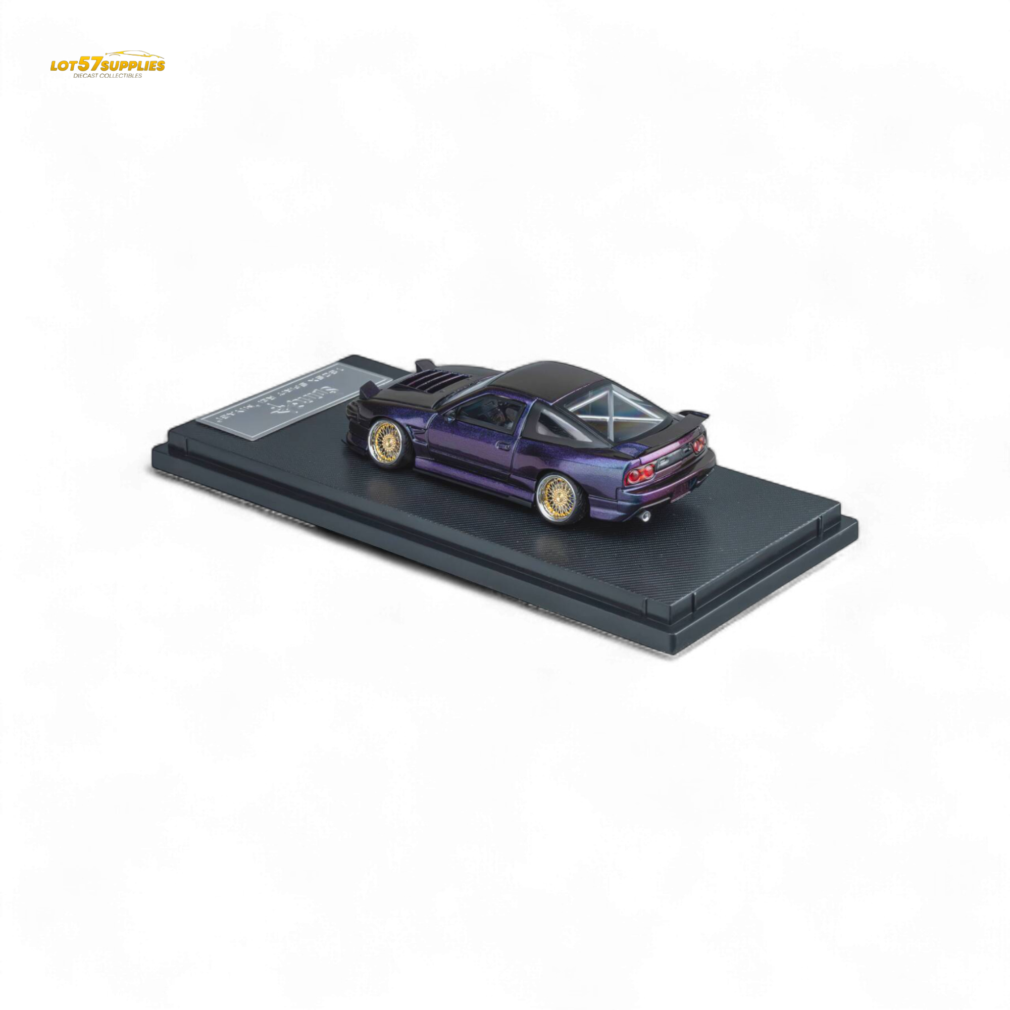 MicroTurbo Custom 180SX Spirit Rei - Purple Chameleon GMHS 2025 Special Edition 1:64