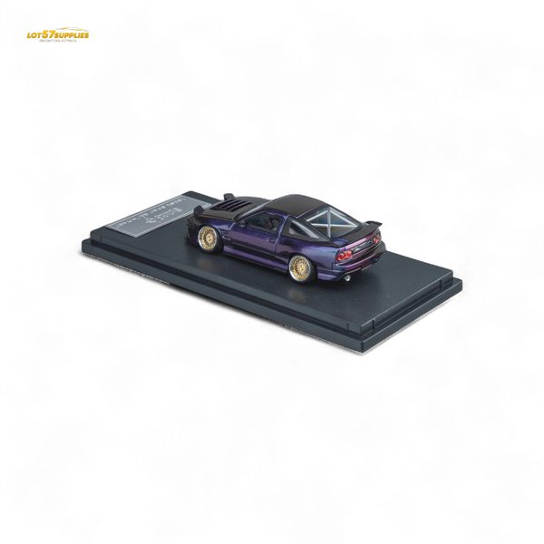 MicroTurbo Custom 180SX Spirit Rei - Purple Chameleon GMHS 2025 Special Edition 1:64