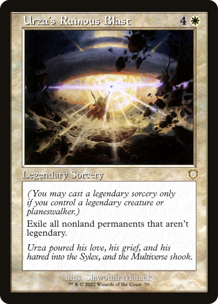 Urza's Ruinous Blast (BRC-079) - The Brothers' War Commander