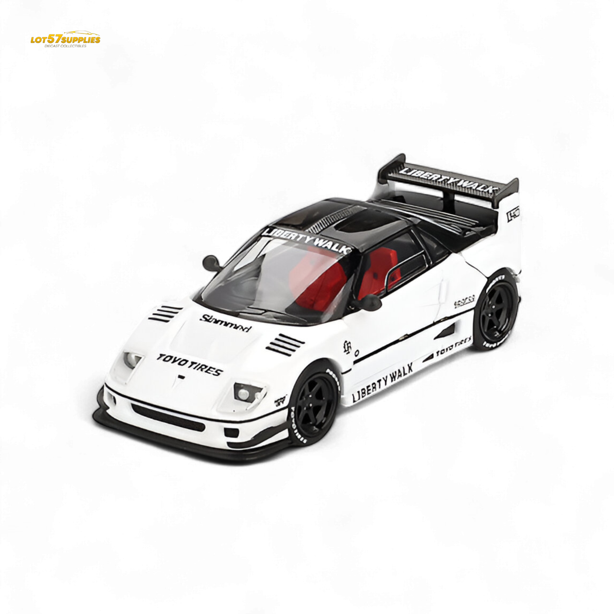 Mini-GT Mazda AZ-1 Liberty Walk LB40 White 2024 Tokyo Auto Salon 1:64