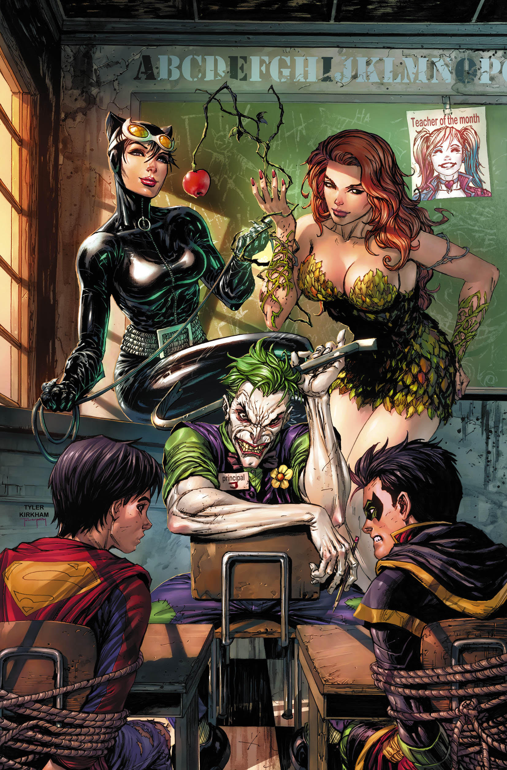 SUPER SONS #1 UNKNOWN COMICS TYLER KIRKHAM EXCLUSIVE VIRGIN - Collectors World Toys Main image