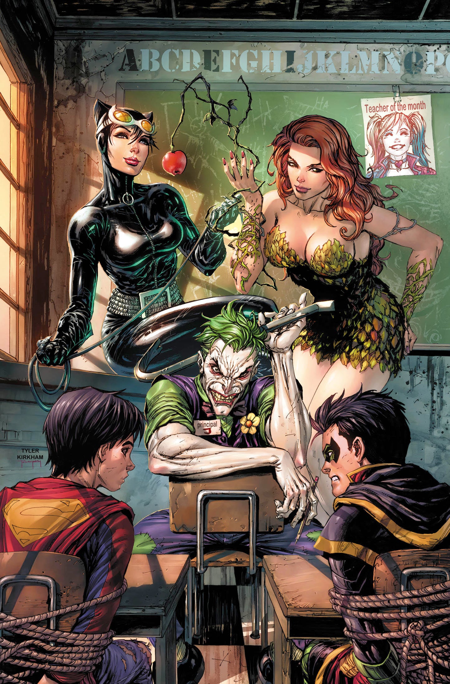 SUPER SONS #1 UNKNOWN COMICS TYLER KIRKHAM EXCLUSIVE VIRGIN - Collectors World Toys