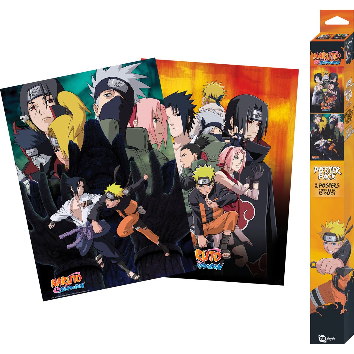 Naruto Shippuden Shinobi Boxed Poster Set Main image