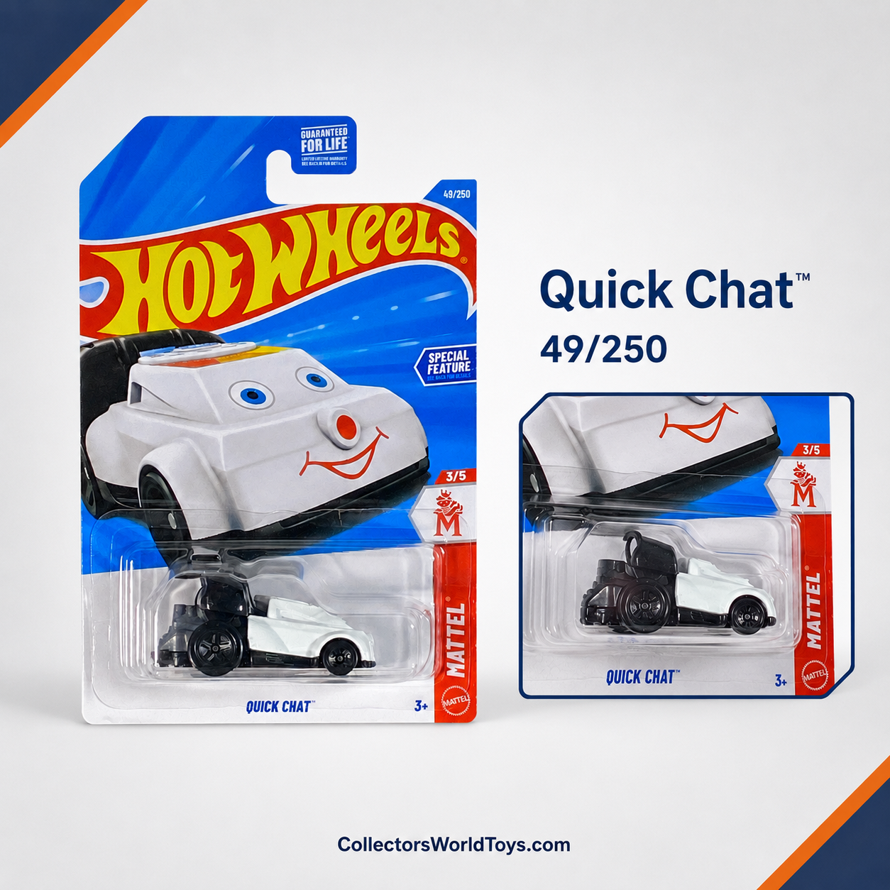 Hot Wheels Quick Chat | Mattel Series 3/5 - 49/250