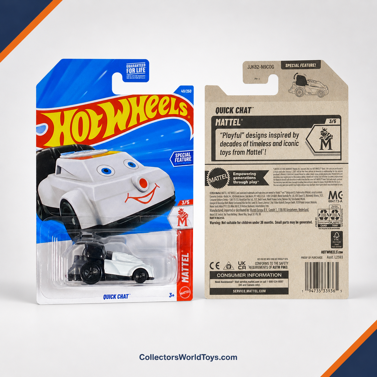 Hot Wheels Quick Chat | Mattel Series 3/5 - 49/250