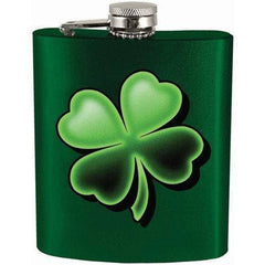 4-Leaf Clover 7oz. Hip Flask - Collectors World Toys
