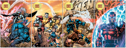 [4 PACK 🚨 Limited Edition! 🚨] [FOIL] X-Men 1991 #1 Facsimile Edition Unknown Comics Jim Lee Exclusive Connecting Cover PREMIUM Var (02/12/2025) - Collectors World Toys