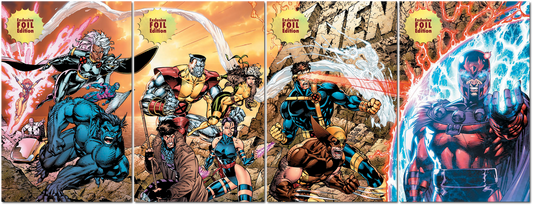 [4 PACK 🚨 Limited Edition! 🚨] [FOIL] X-Men 1991 #1 Facsimile Edition Unknown Comics Jim Lee Exclusive Connecting Cover PREMIUM Var (02/12/2025) - Collectors World Toys