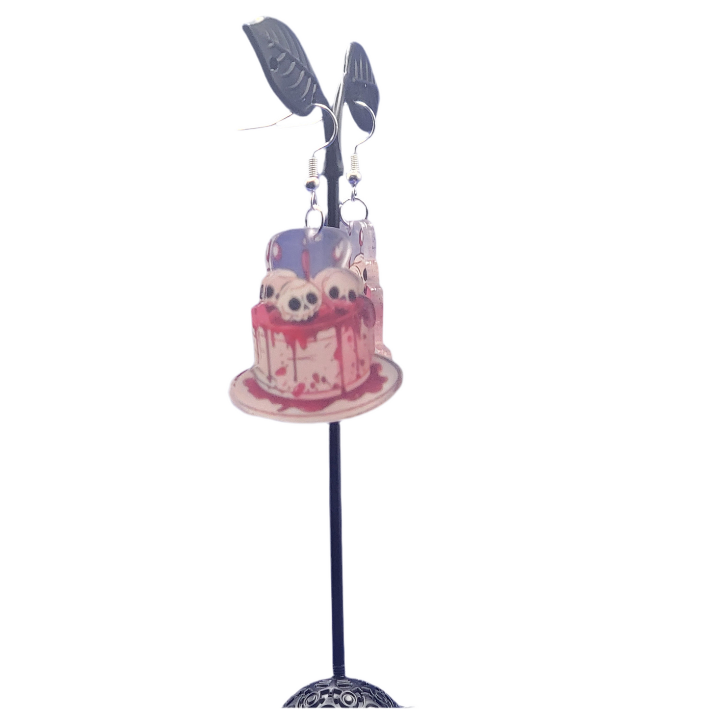 Cake skull earrings