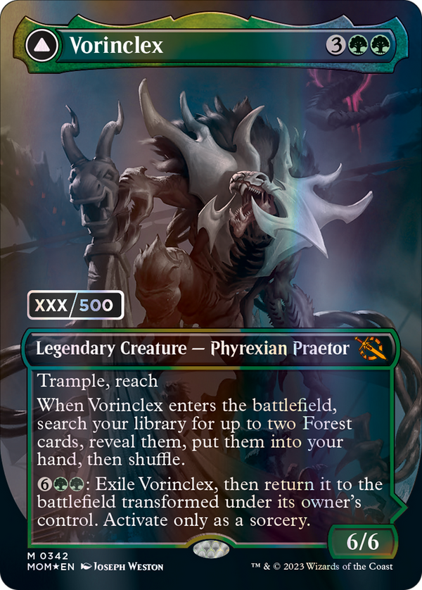Vorinclex // The Grand Evolution (MOM-342) - March of the Machine (Borderless) Foil