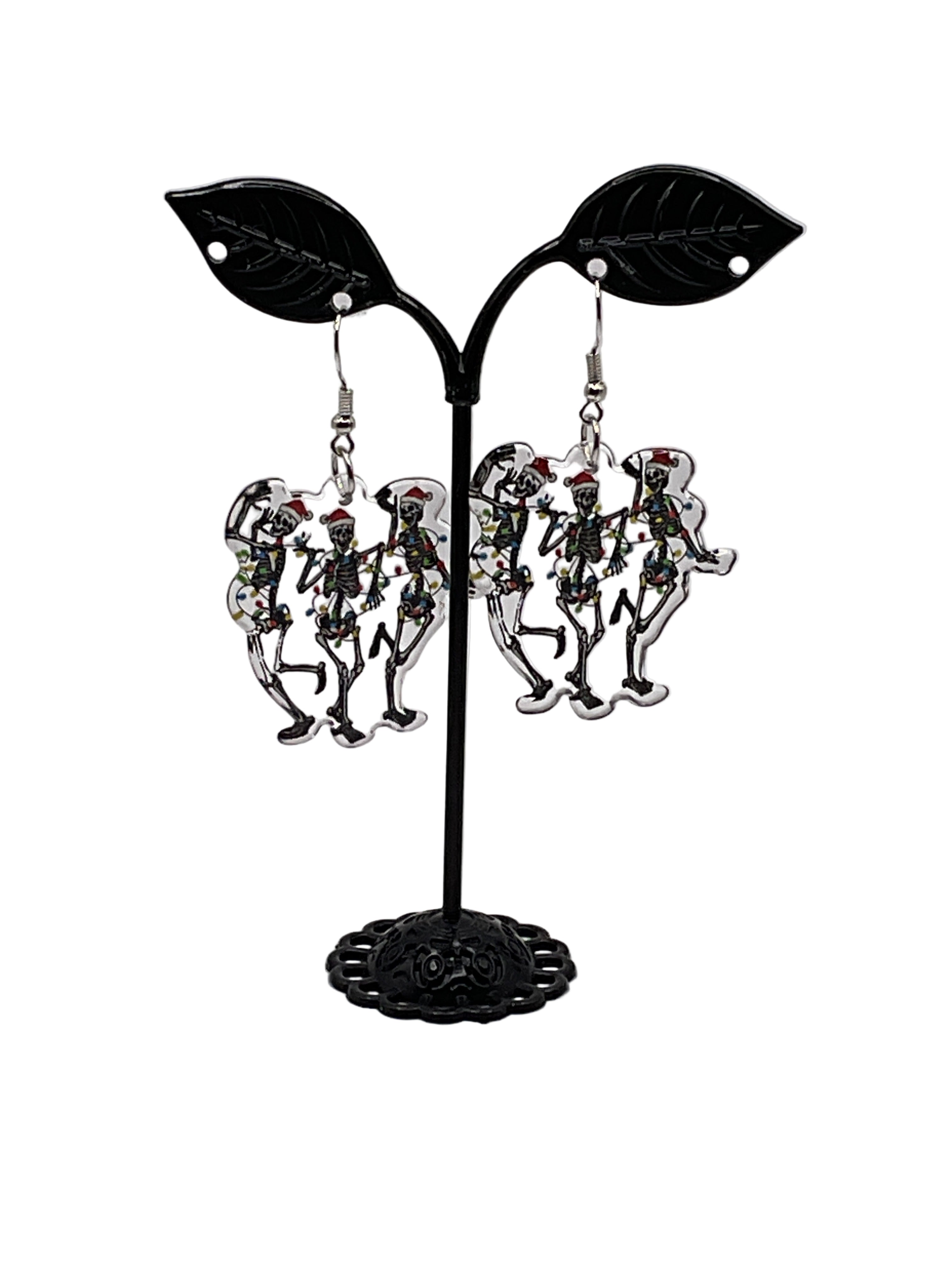 Christmas Skeleton Earrings Main image