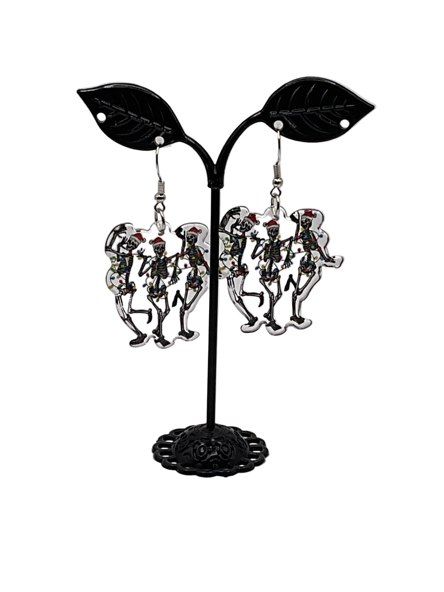 Christmas Skeleton Earrings