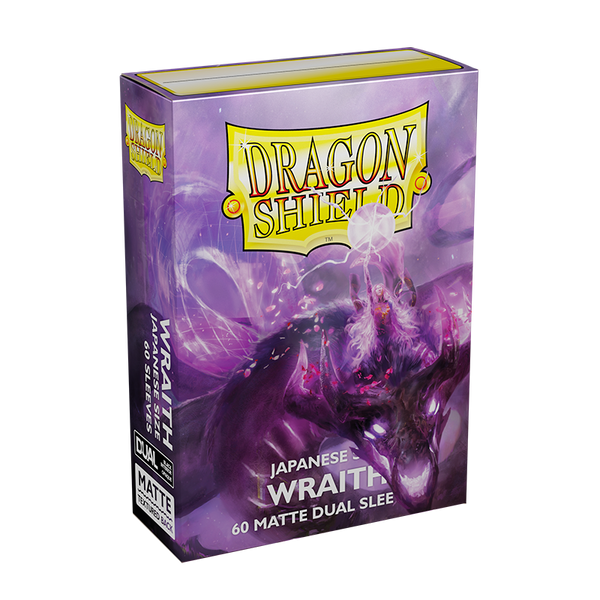 Dragon Shield: Japanese Size 60ct Sleeves - Wraith (Dual Matte)