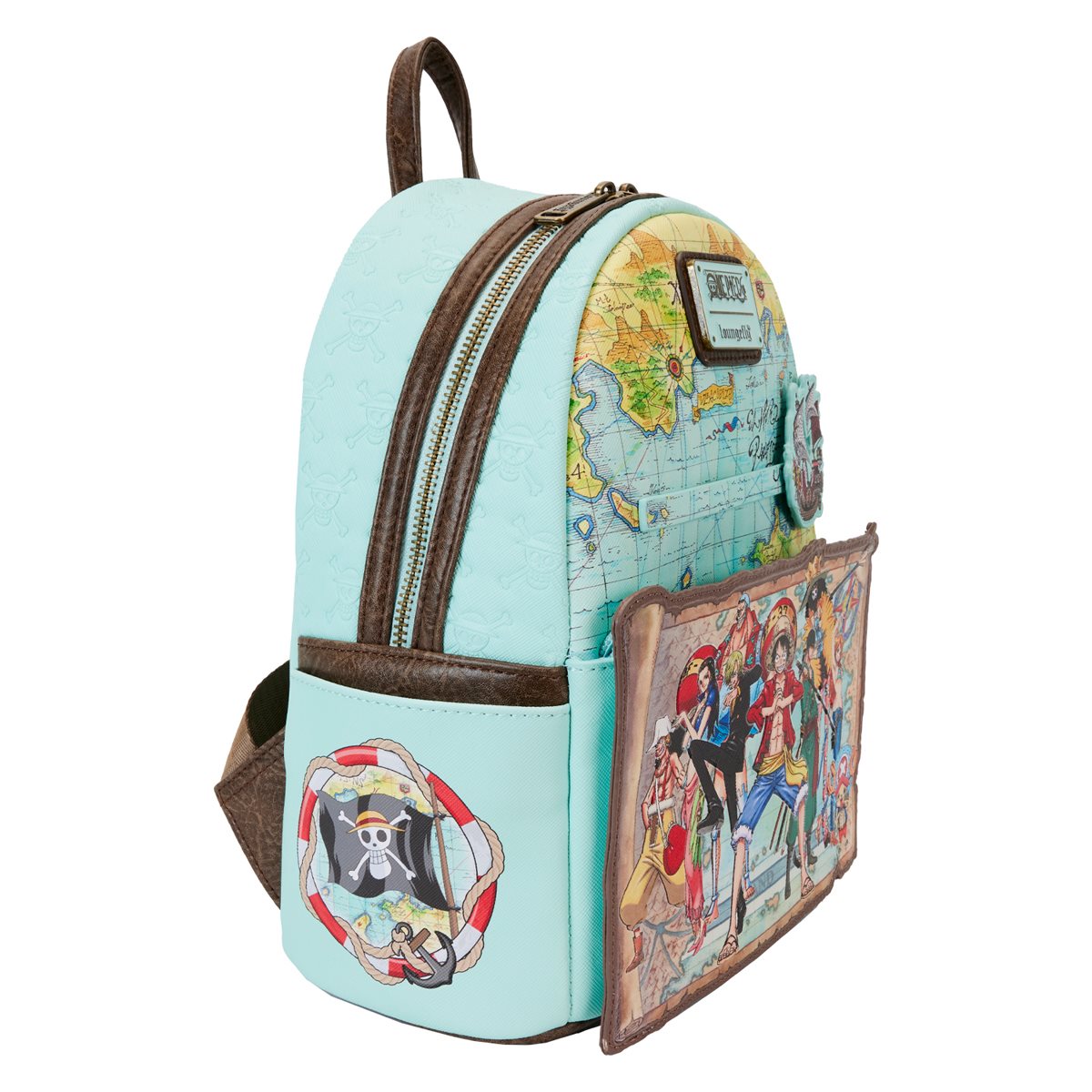 One Piece Luffy Gang Map Mini-Backpack - Collectors World Toys