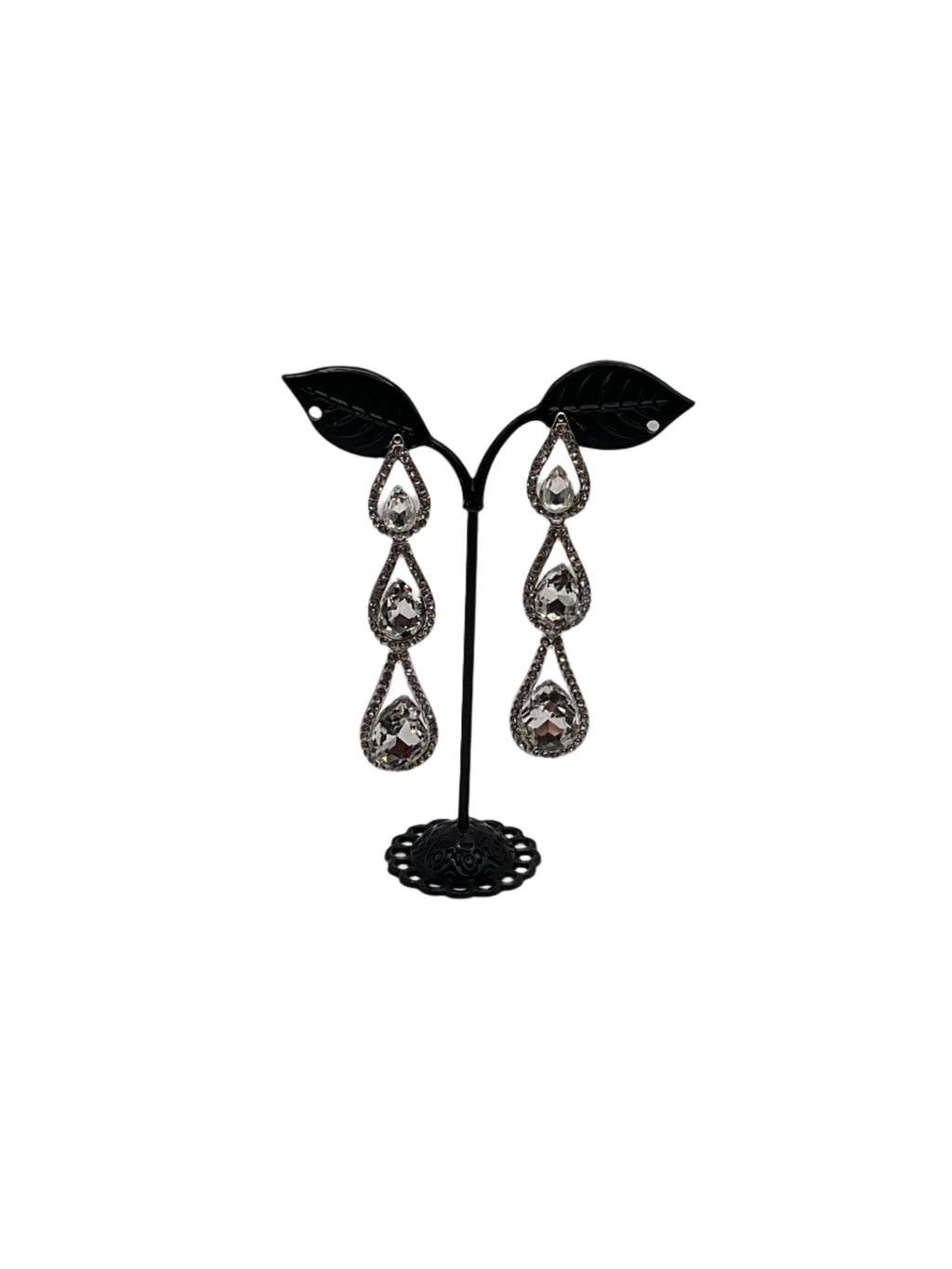 Shiny crystal earrings