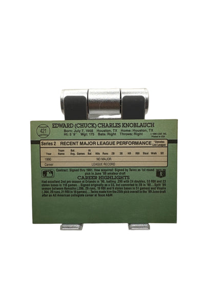 Donruss Chuck Knoblauch