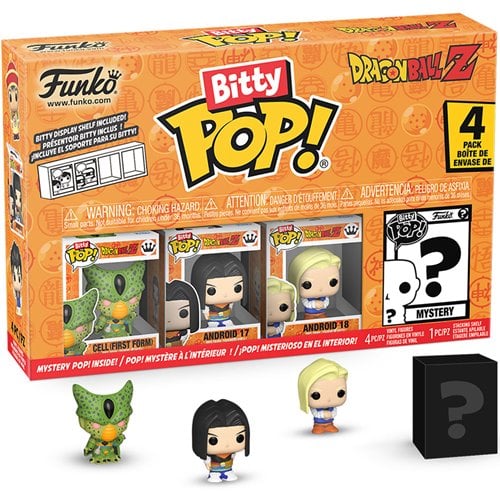Funko Dragon Ball Z Bitty Pop! Mini-Figure 4-Pack - Select Set(s) Cell (First Form) Android 17 Android 18