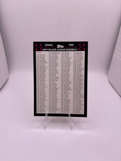 Topps Checklist