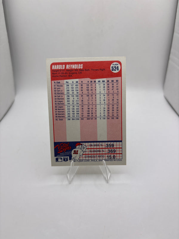 Fleer Harold Reynolds