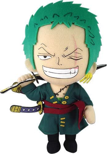 Great Eastern One Piece: Roronoa Zoro New World Plush, 9" - Collectors World Toys Hover Image