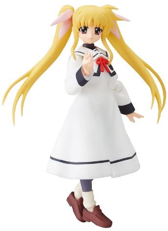Magical Girl Lyrical Nanoha A's figma 062 Fate Testarossa: School Uniform ver. Figure (ふぃぐま ふぇいと・てすたろっさ せいふく ばーじょん) Main image